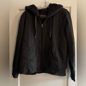 Eddie Bauer Fleece Lined Full Zip Hoodie